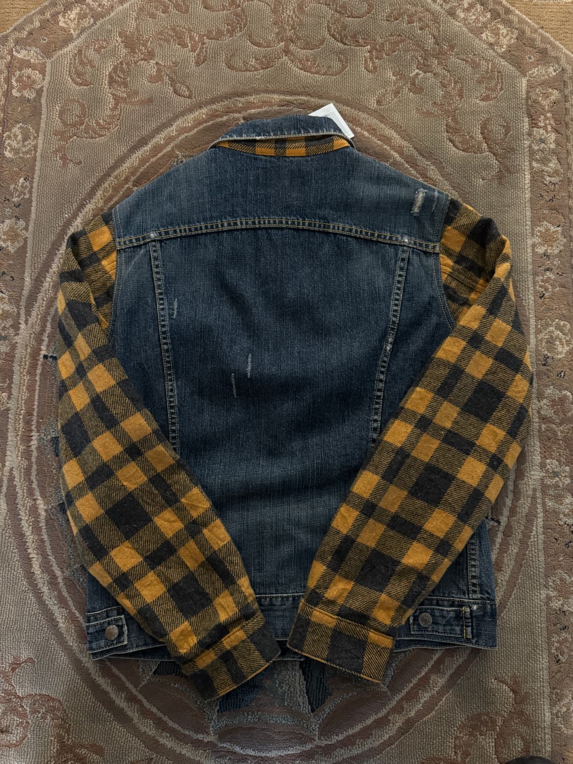 Levi’s Denim × Check Sleeve Jacket 상품이미지2