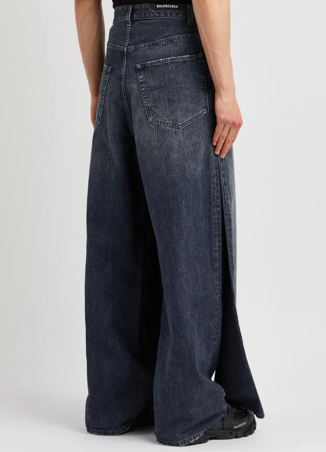 23SS 발렌시아가 더블 프론트 데님 팬츠 다크블루 S 새상품 상품이미지9