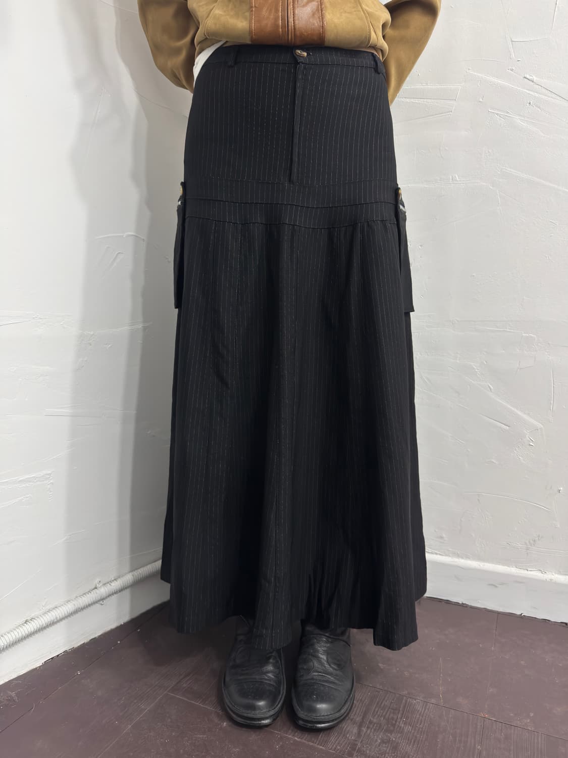 ichioku pocket design long skirt 상품이미지6