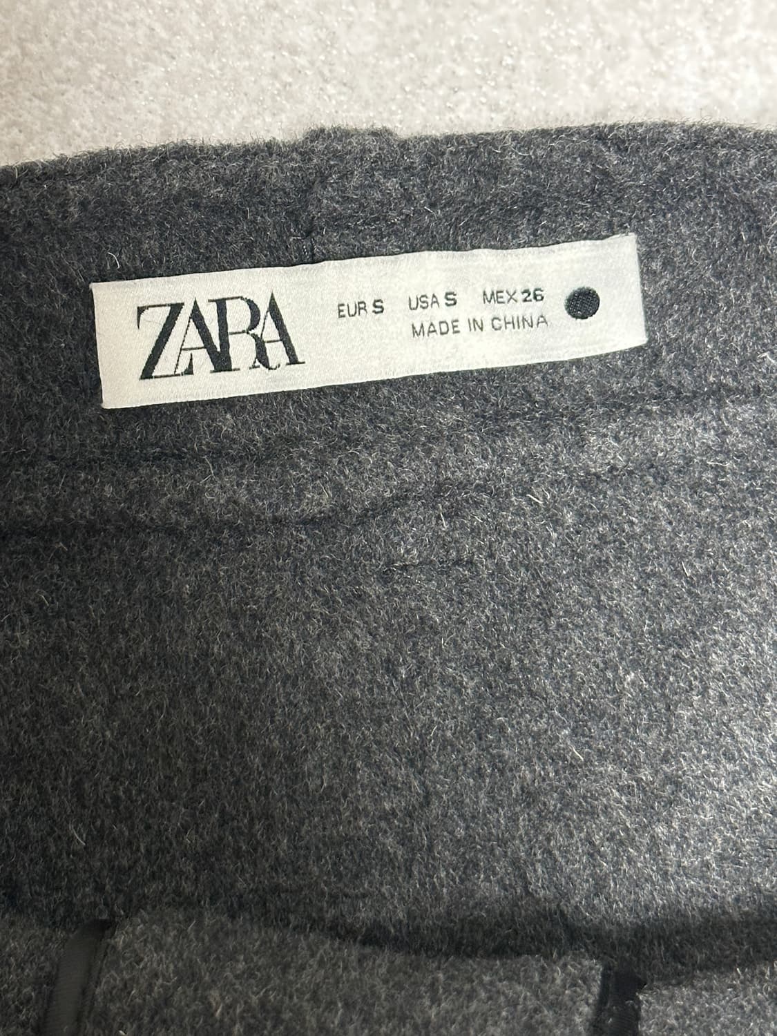 자라 울 스커트 상품이미지5