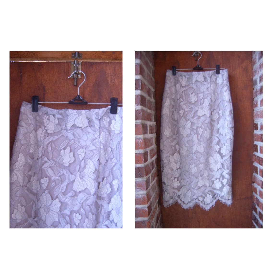 Floral Lace Midi Skirt 상품이미지3