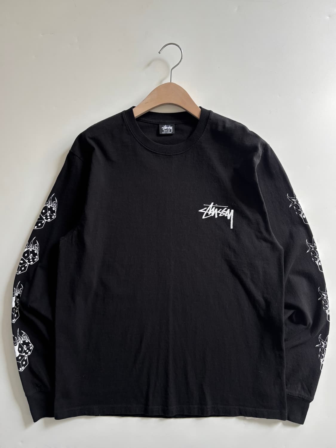 Stussy 스투시 블랙 파이어다이스 롱슬리브 상품이미지1