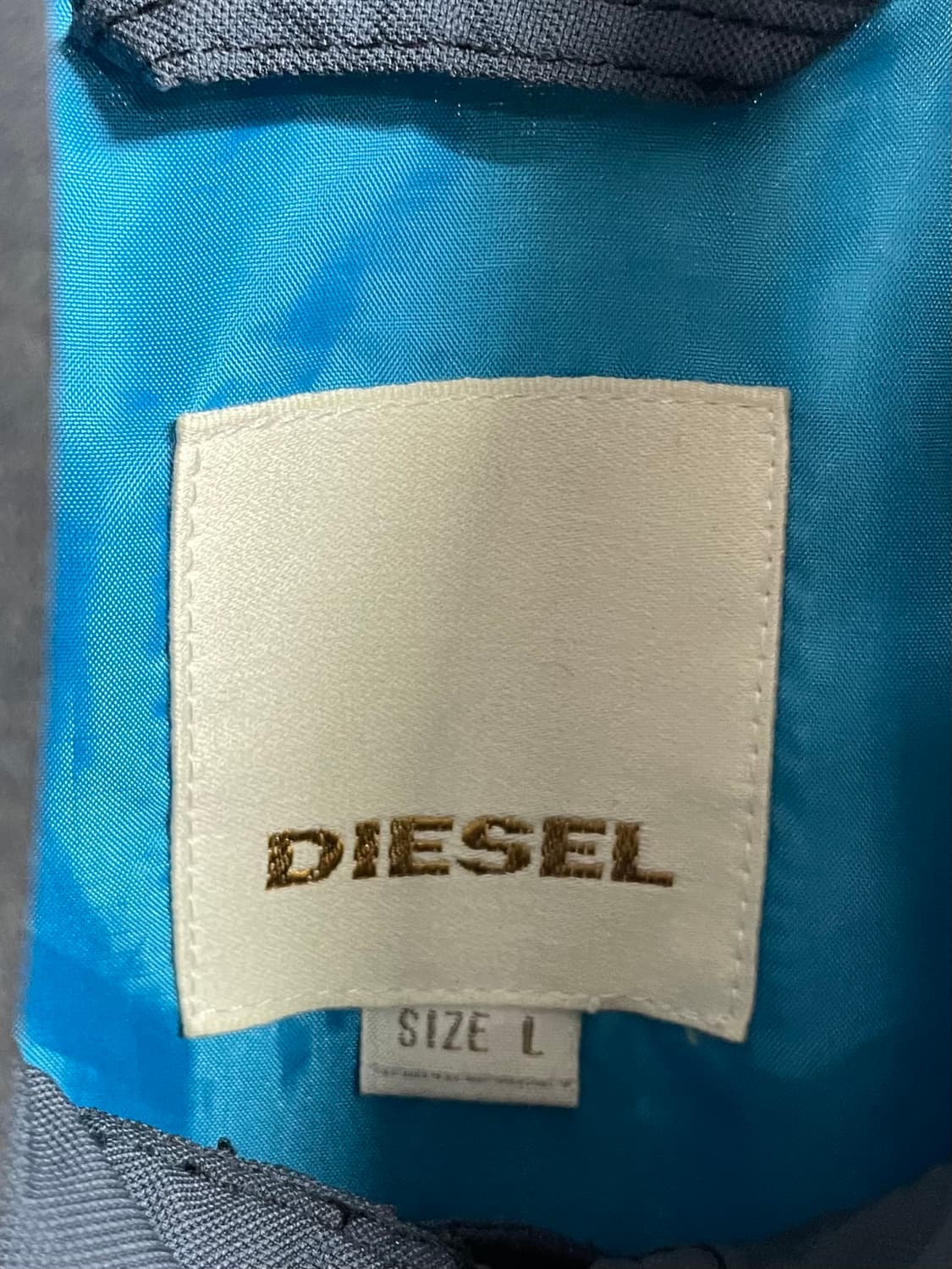  디젤 네이비 윈드브레이커 자켓 (on.294) 상품이미지7