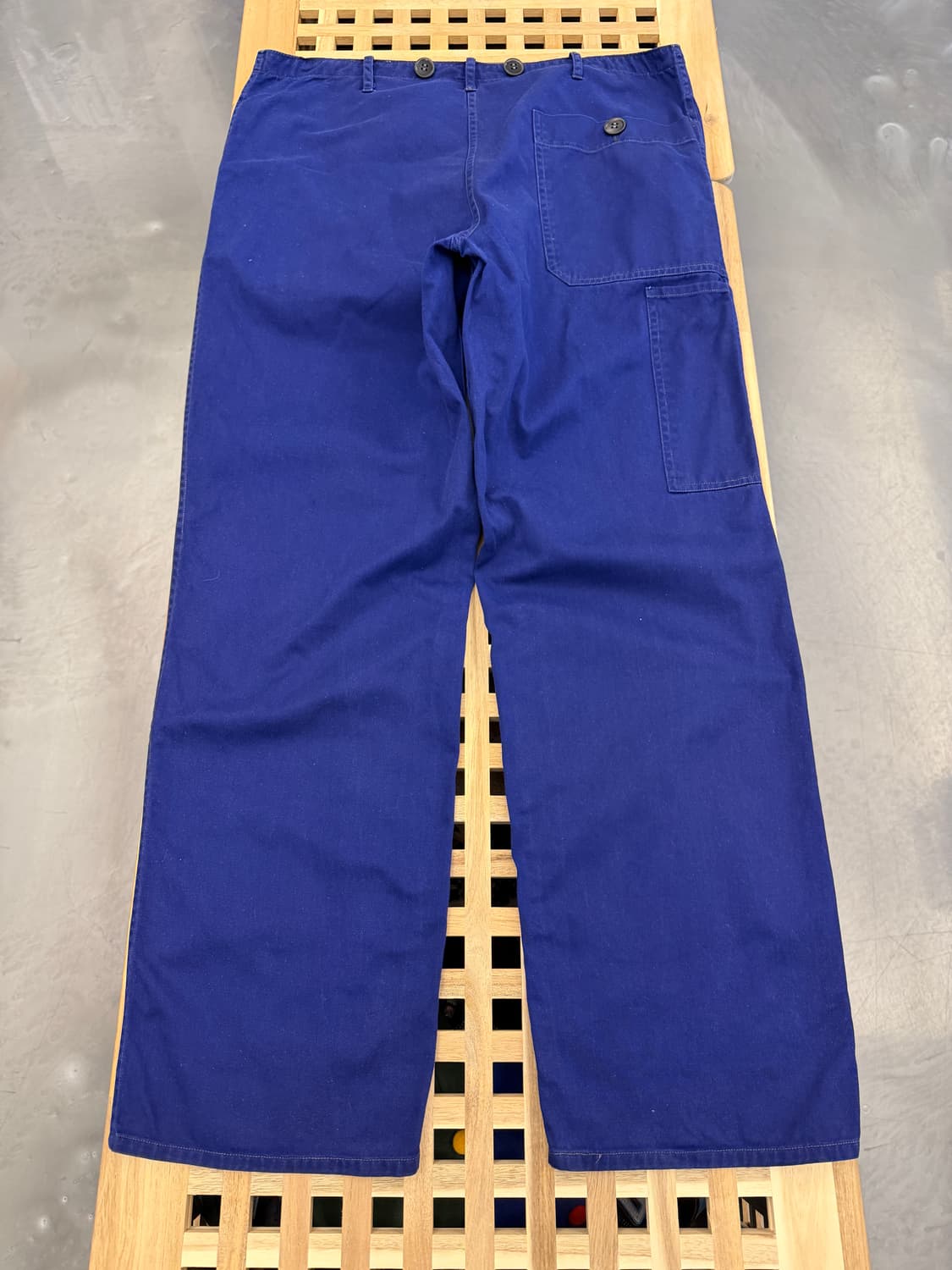 1970s FRIENDSHIP FADED NAVY 빈티지 프렌치워크팬츠 상품이미지2