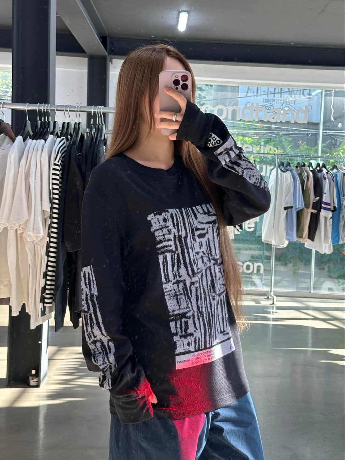 나이키 ACG 핸드워머 와플 롱슬리브  상품이미지3