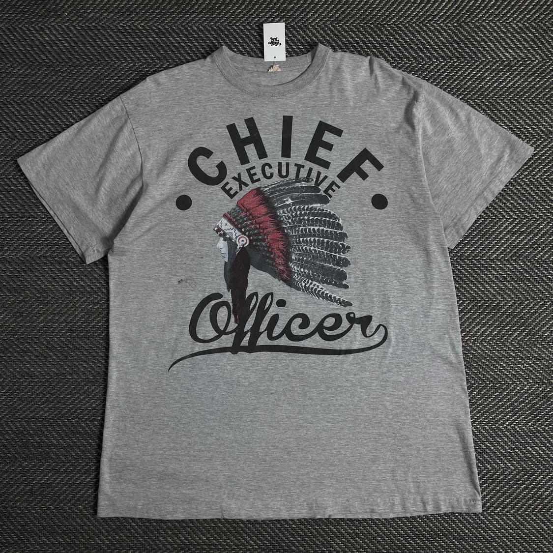 빈티지 인디언 프린팅 박시핏 티셔츠o 3410 상품이미지1