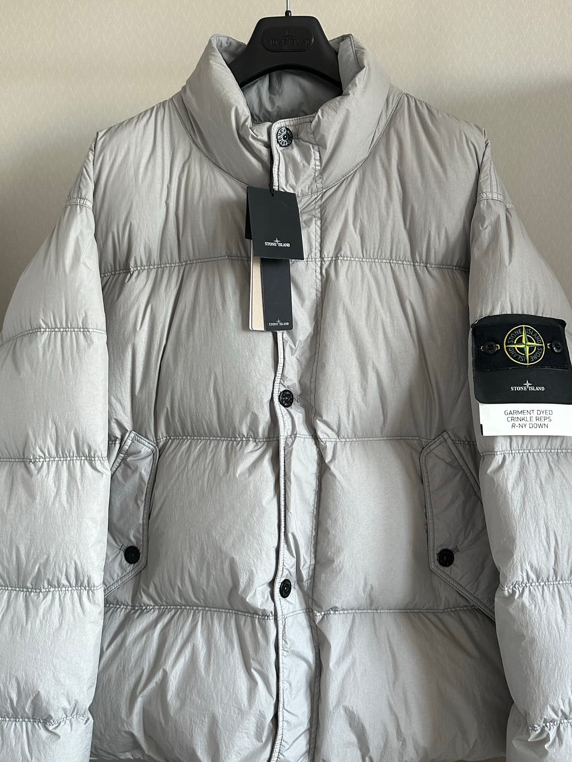 스톤아일랜드 크링클랩스 패딩 24fw 3XL(110) 새상품 상품이미지1