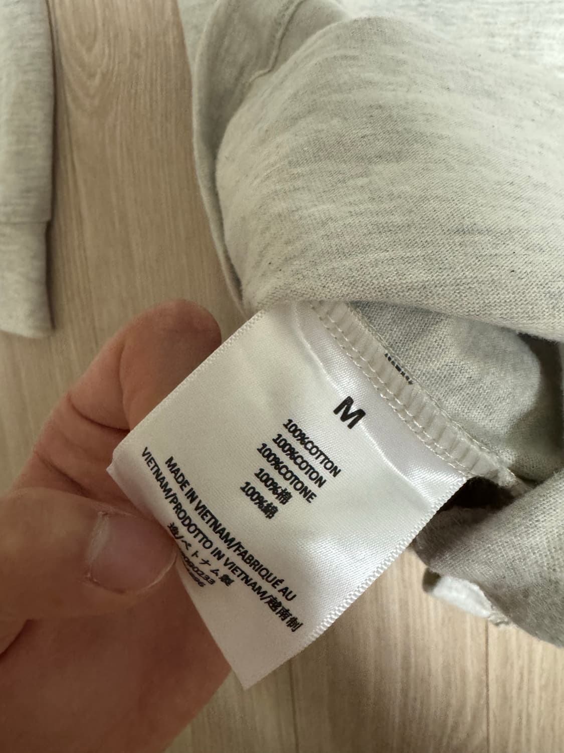 에센셜 라이트오트밀 롱슬리브 M사이즈 상품이미지3