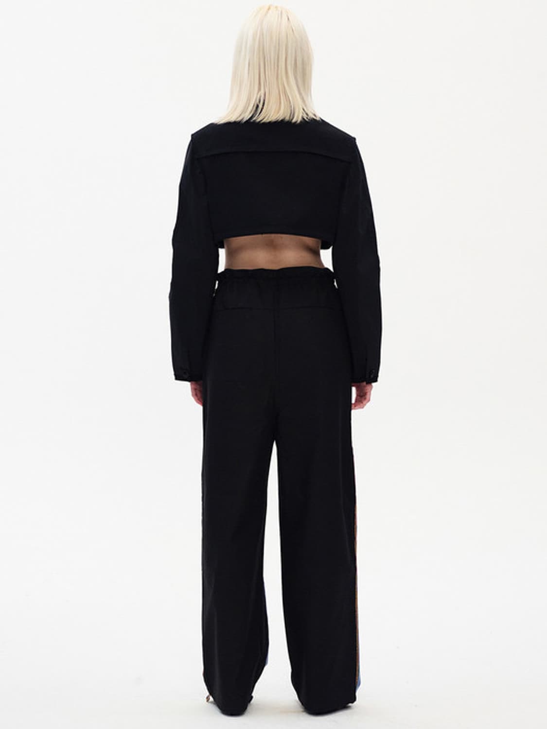 더오픈프로덕트 FRONT JEANS COTTON PANTS, BLACK 상품이미지2