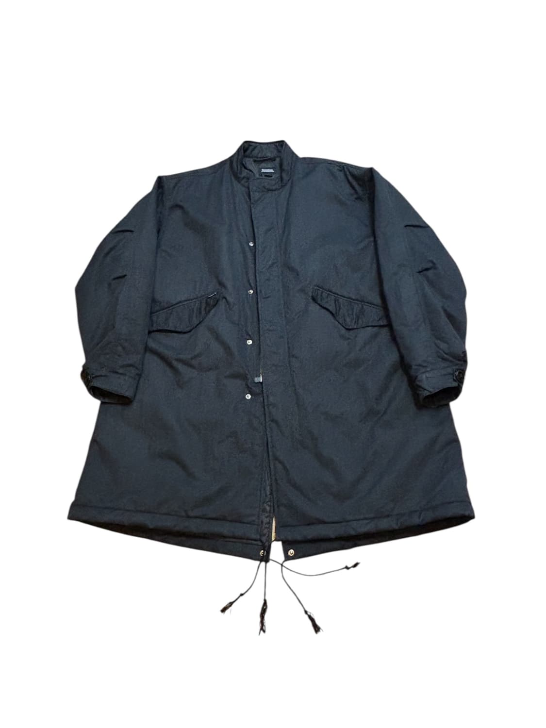 커버낫 피쉬 테일 패딩 야상 블랙  상품이미지1