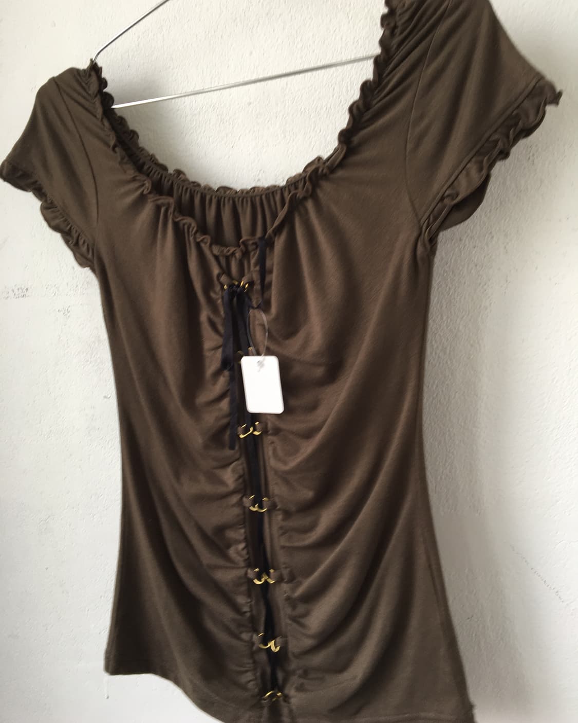 Shirring point t shirt 상품이미지4
