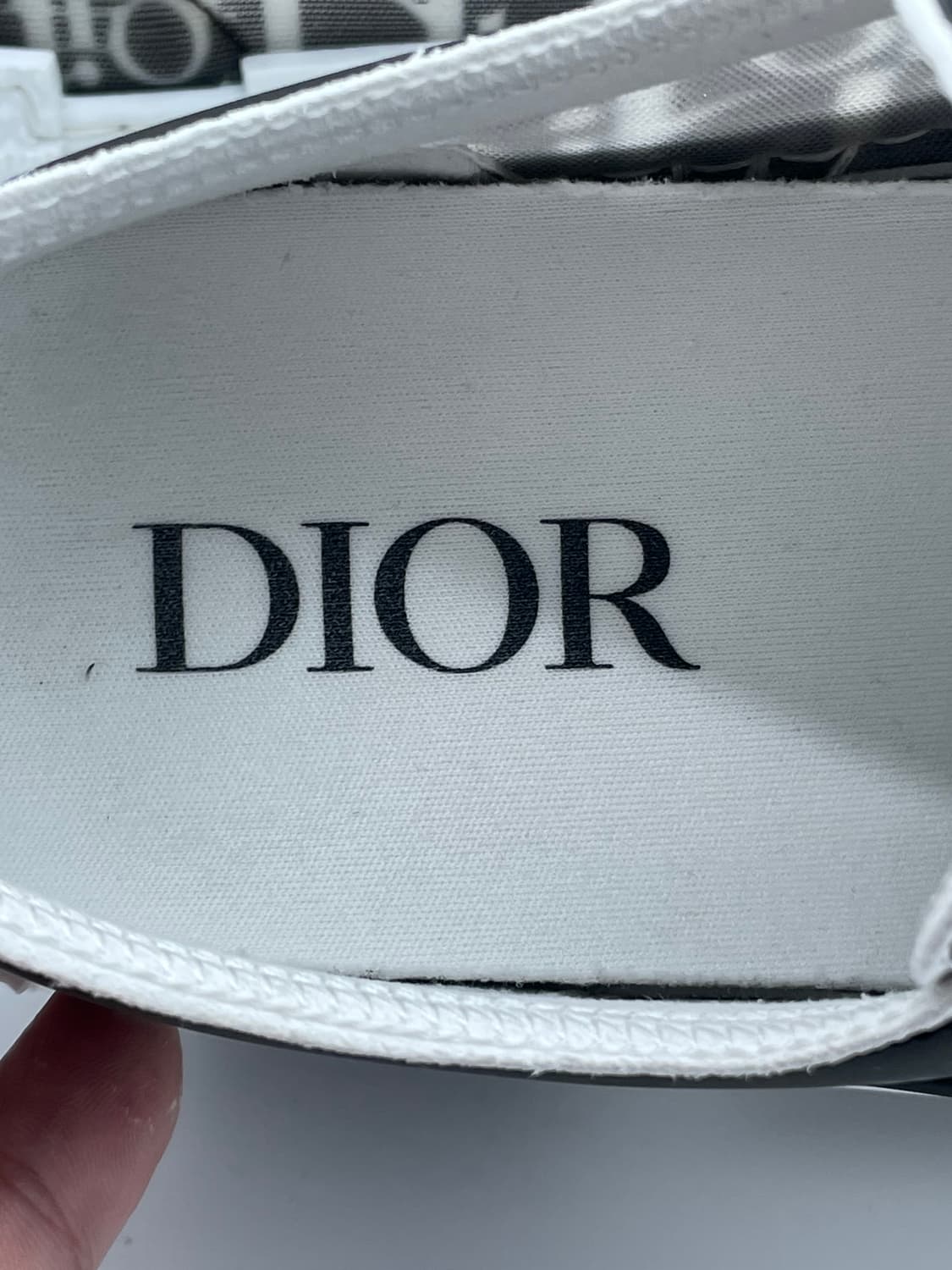 [ 40 ] 정품 디올 B23 로우탑 오블리크 스니커즈  상품이미지8