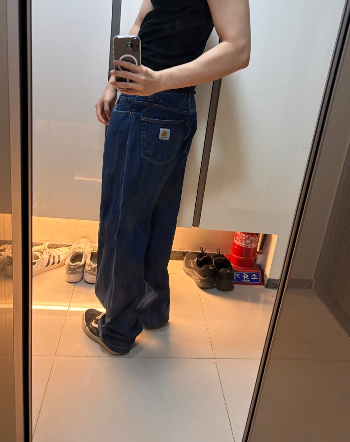 칼하트 랜든팬츠 블루 스톤 상품이미지5