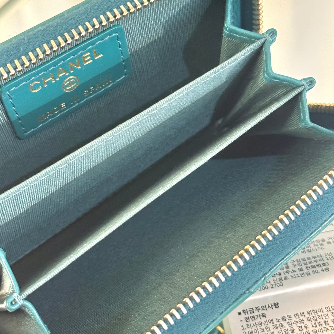 [ OS ] 샤넬 19 지퍼돌이 중지갑 30번대 상품이미지10