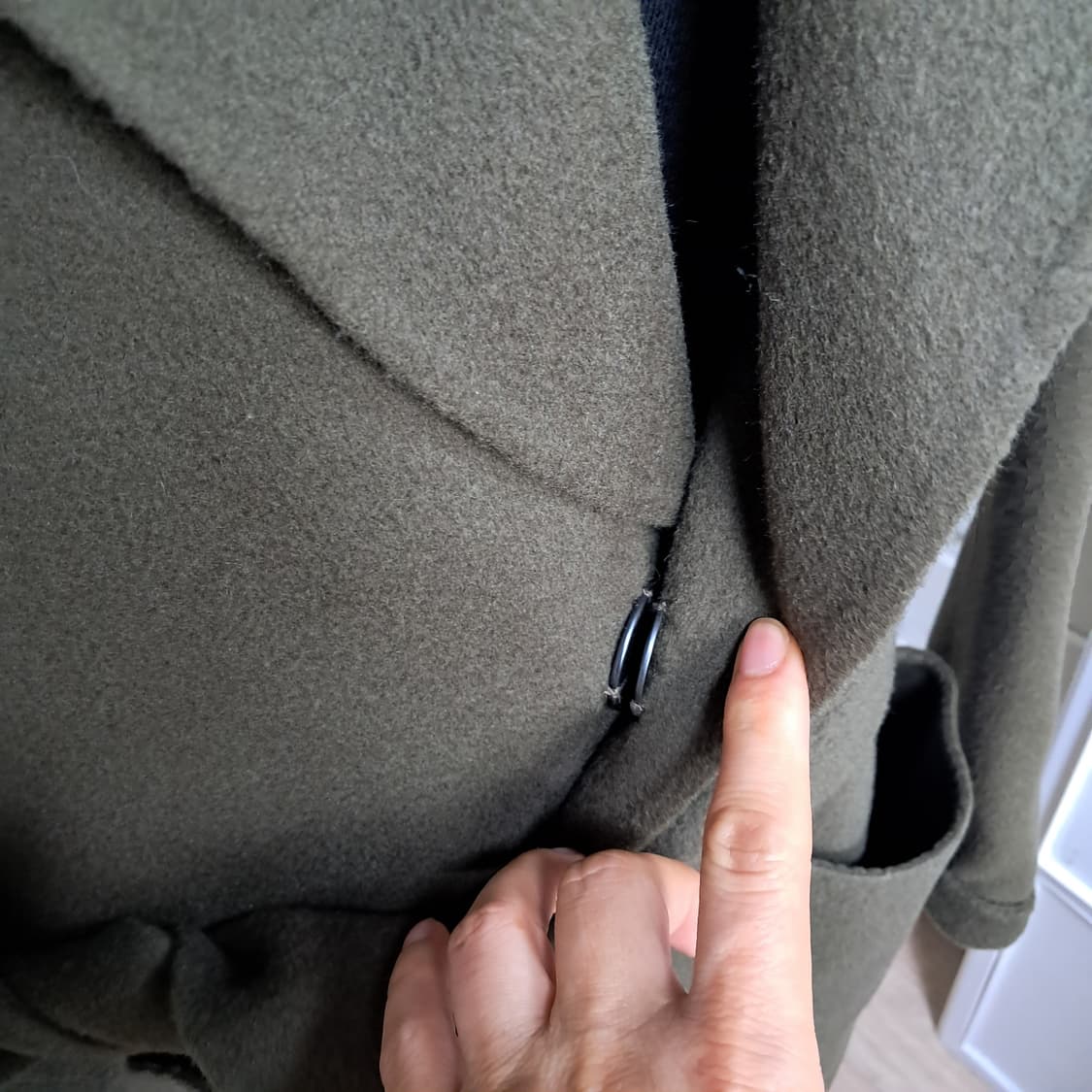 산드로옴므 울캐시 코트 L 사이즈(약100~105)18년제품, 상태최상 상품이미지6