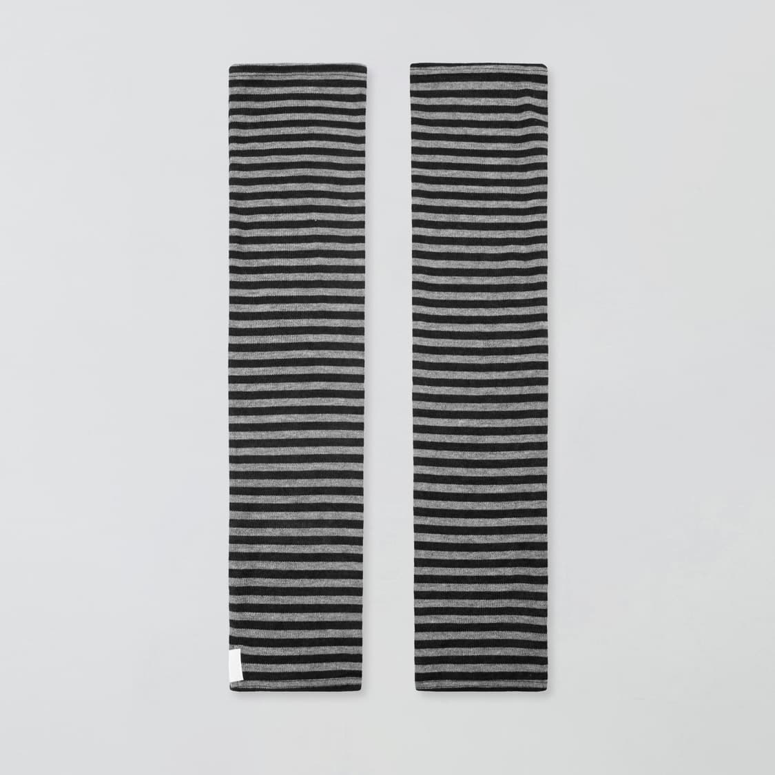마조네 STRIPE LEG WARMER_BLACK/GREY 상품이미지3
