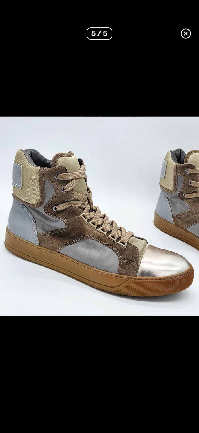 랑방 하이탑 스니커즈 토프 새틴 (10) 압구정 vibe 상품이미지5