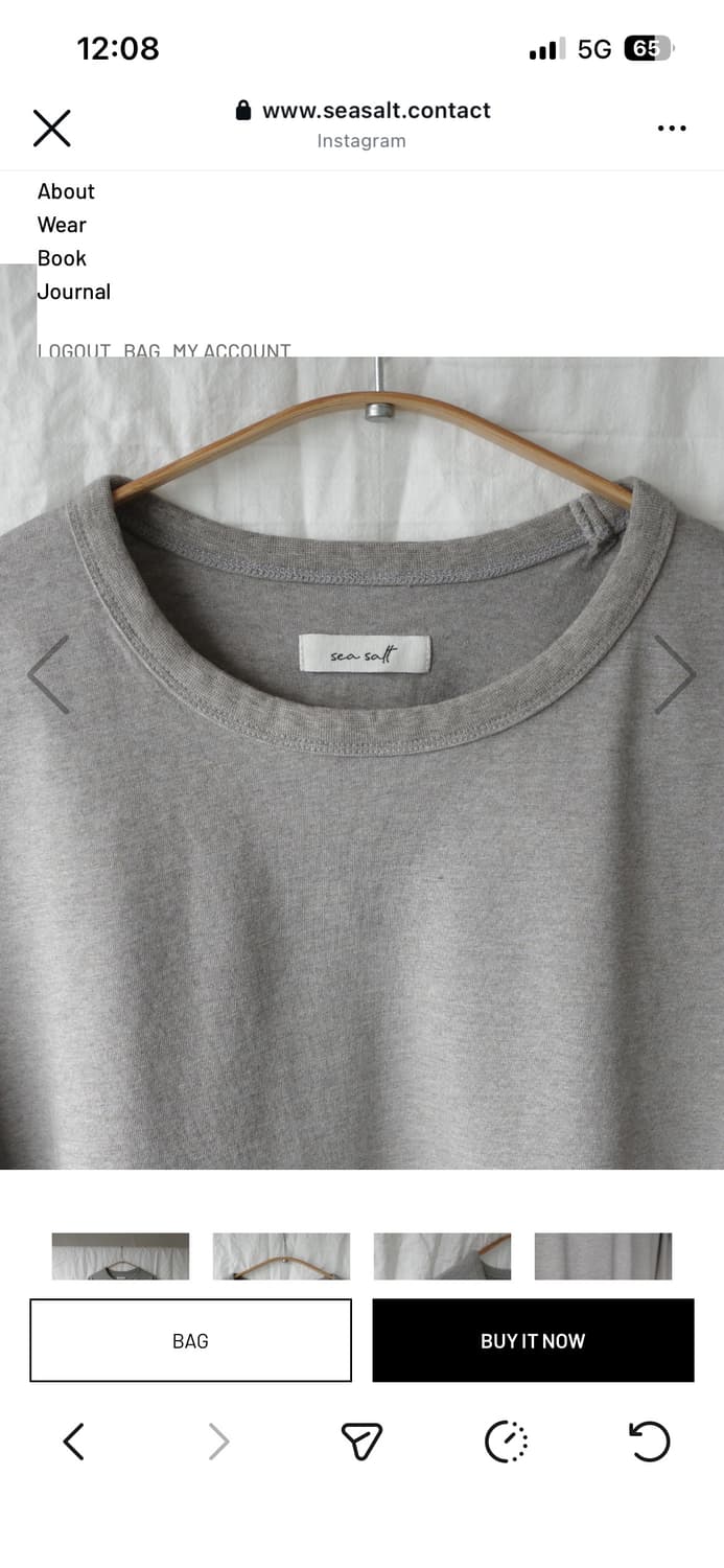 씨솔트 롱슬리브 3사이즈 상품이미지1