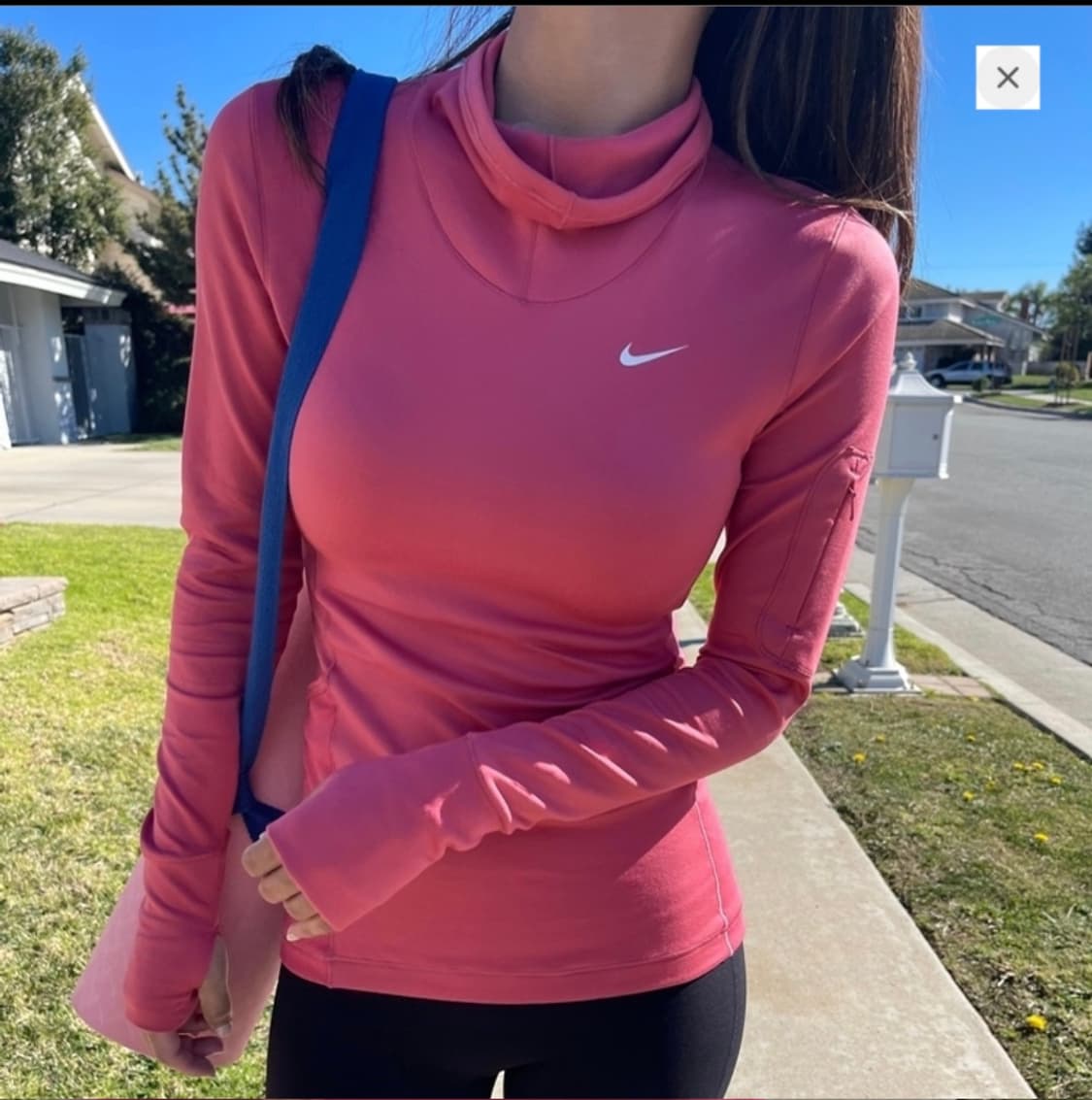 거의새거) 나이키 블랙 여성 써마 핏 웜 롱 슬리브 XS~S 상품이미지1