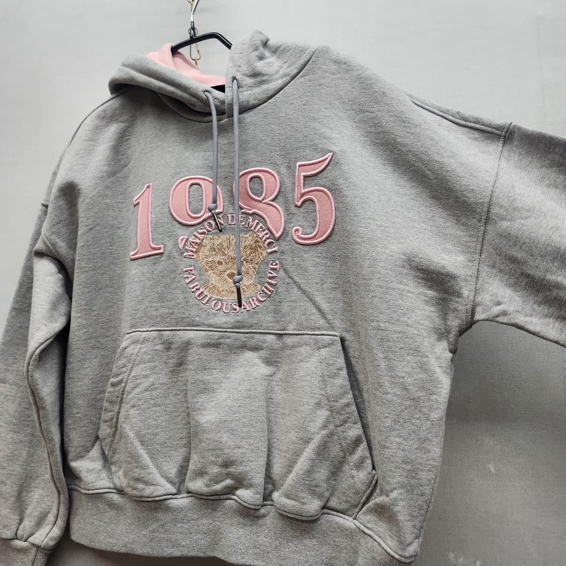 패블러스아카이브 곰돌이 크롭후드 M(L) 상품이미지3