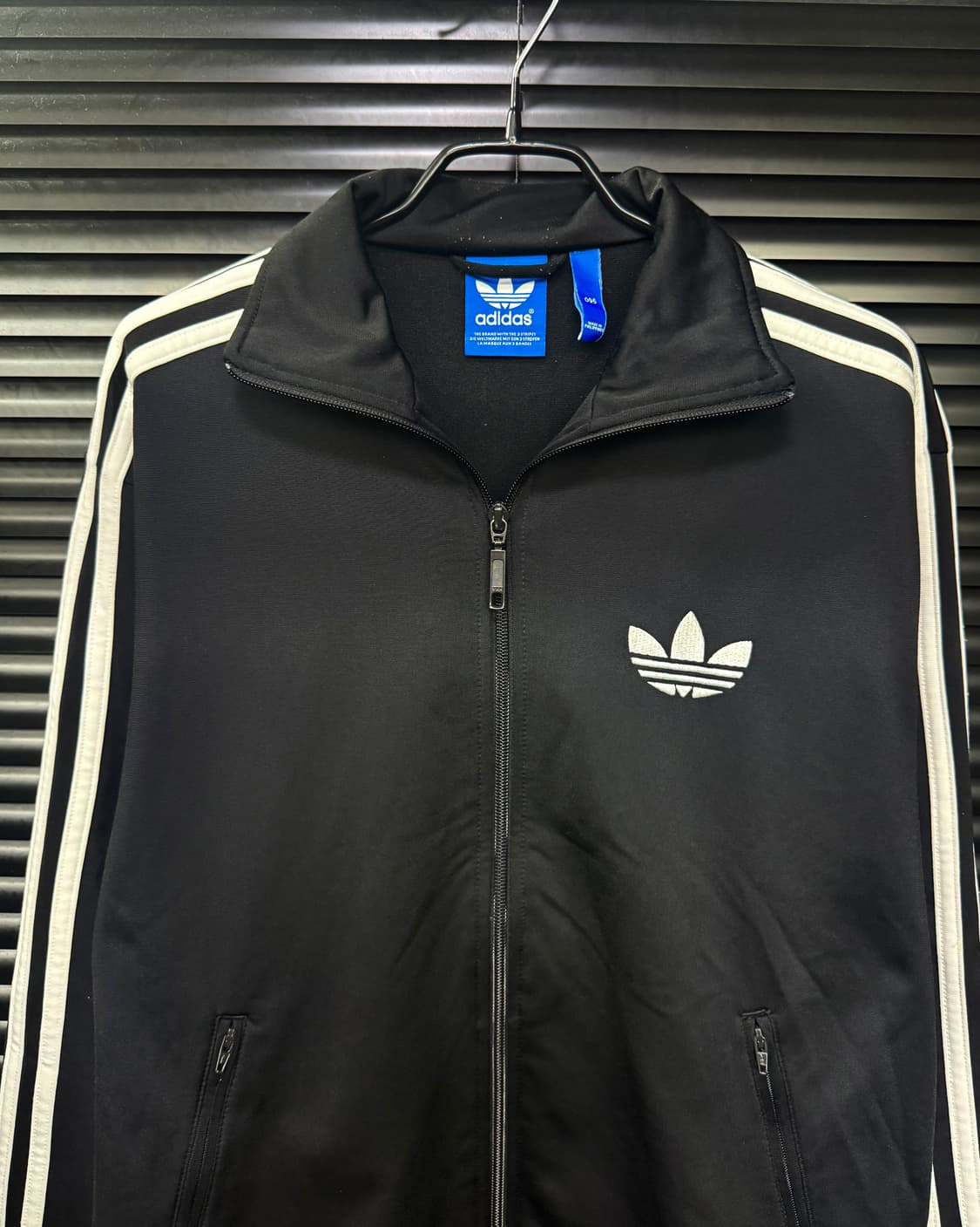 아디다스 구 파이어버드 블랙 검흰 져지 저지 집업 트랙탑 나우아임영 M  상품이미지4