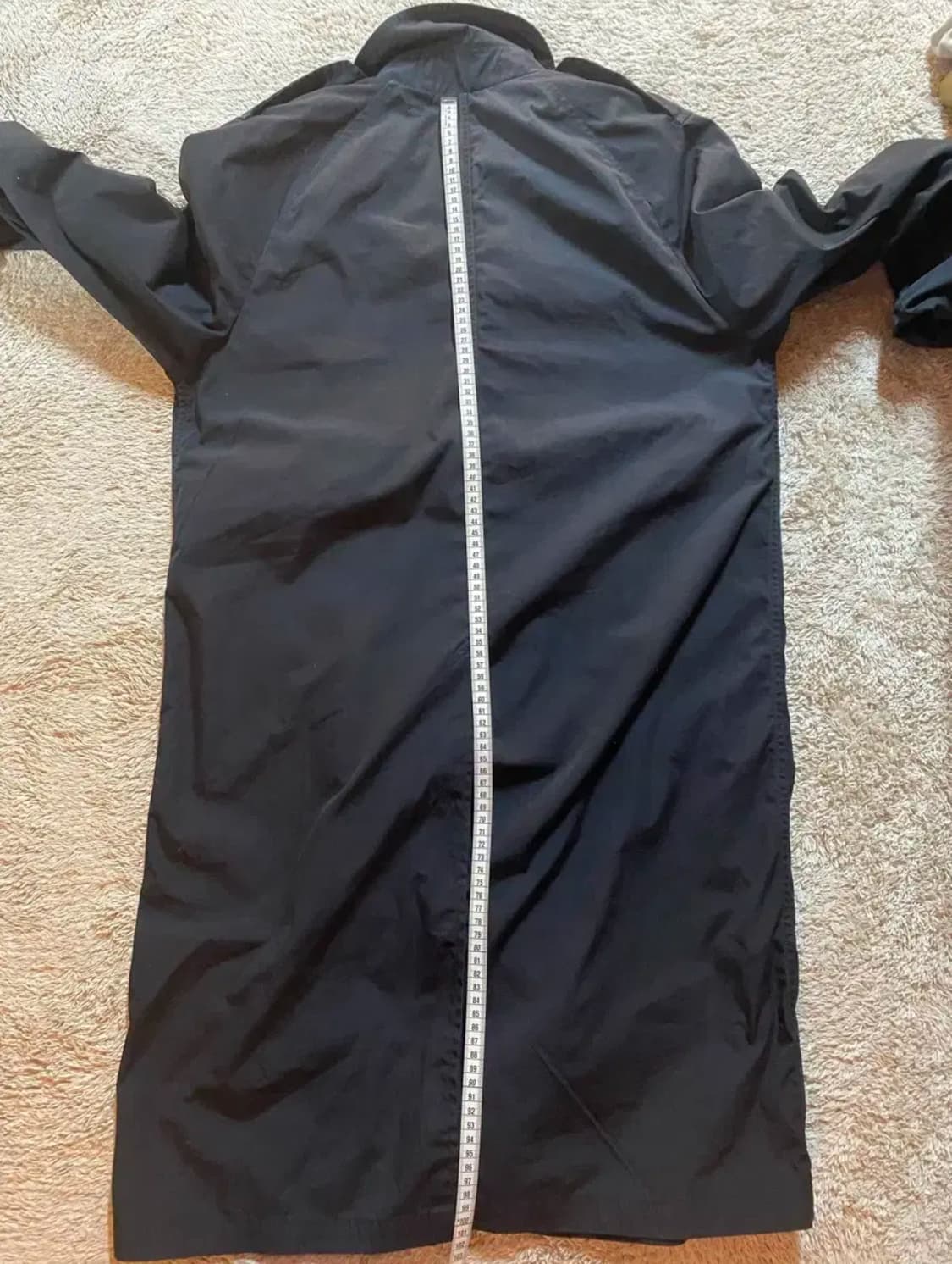 미군 장교 트렌치코트 블랙 상품이미지5