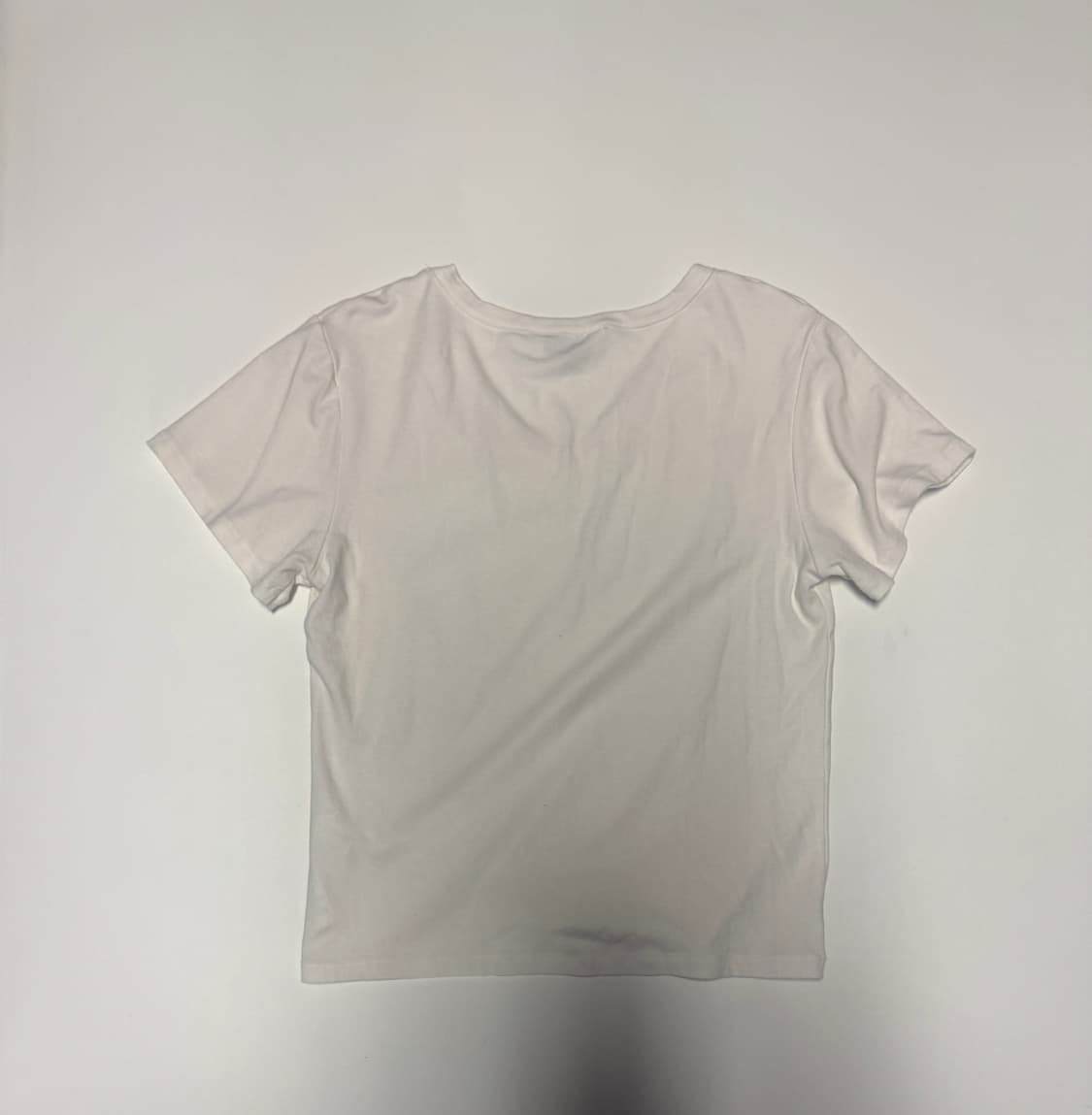 여셩 제너럴아이디어 25년도 스판 브이넥 반팔 티셔츠 XL 화이트 상품이미지3
