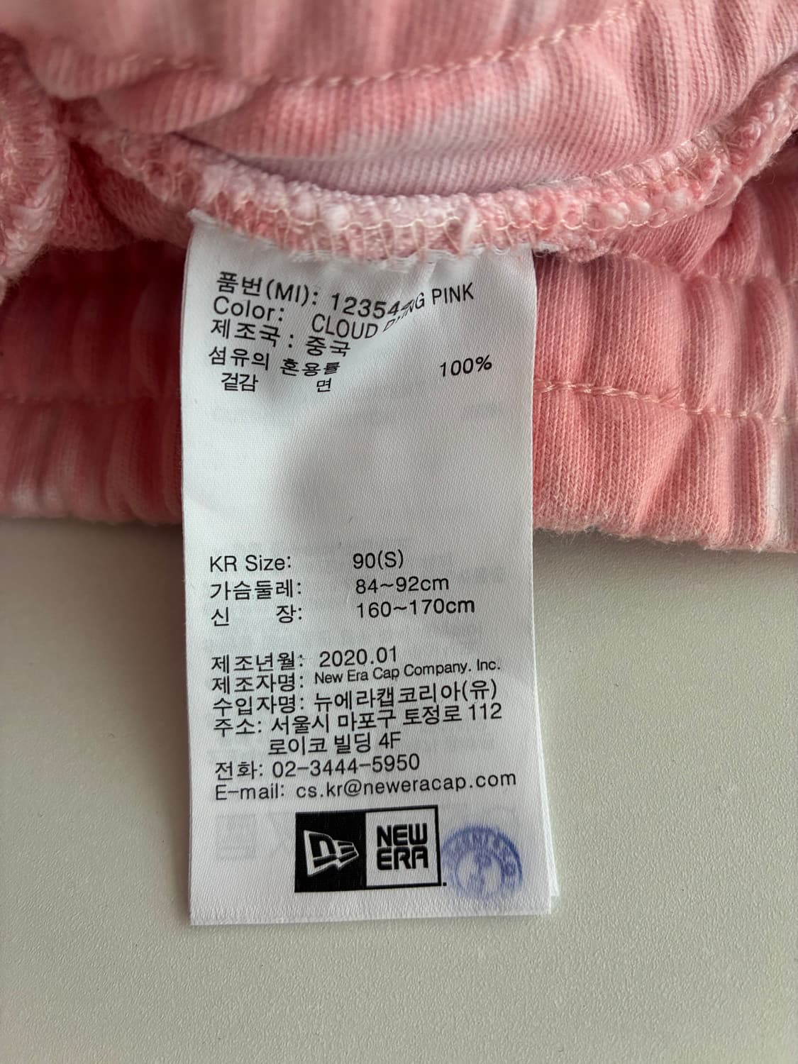 S) 뉴에라 타이다이 반바지 쇼츠 핑크 상품이미지5