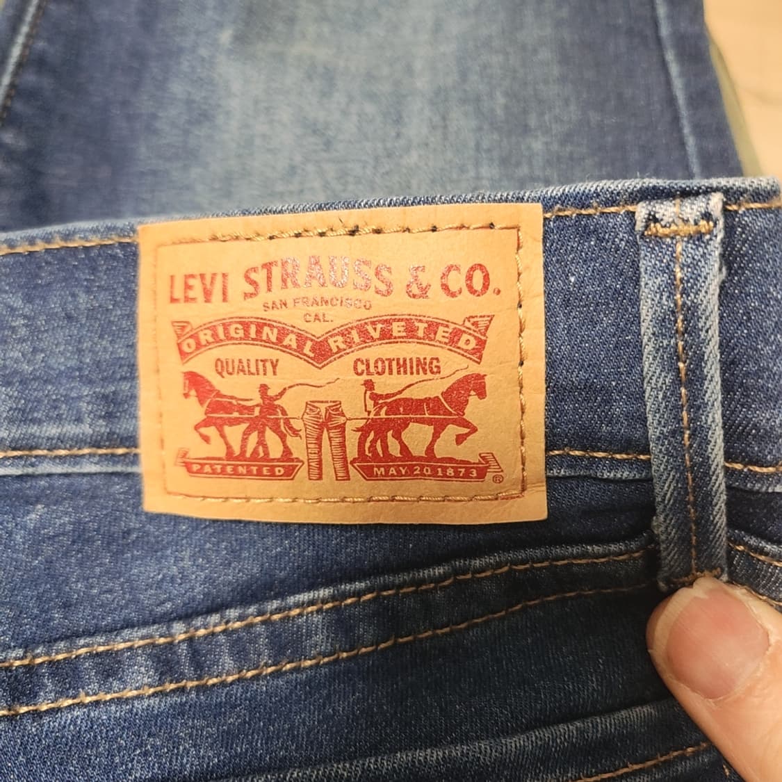 [28] 리바이스 데님 스키니진 청바지 상품이미지3