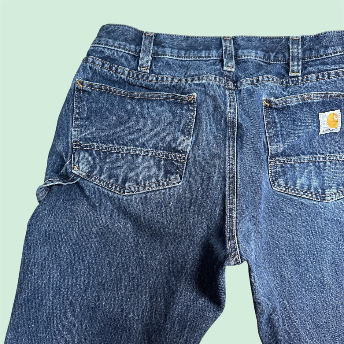 칼하트 Mexico 싱글니 카팬터 데님 팬츠 릴렉스드 핏 33 상품이미지4