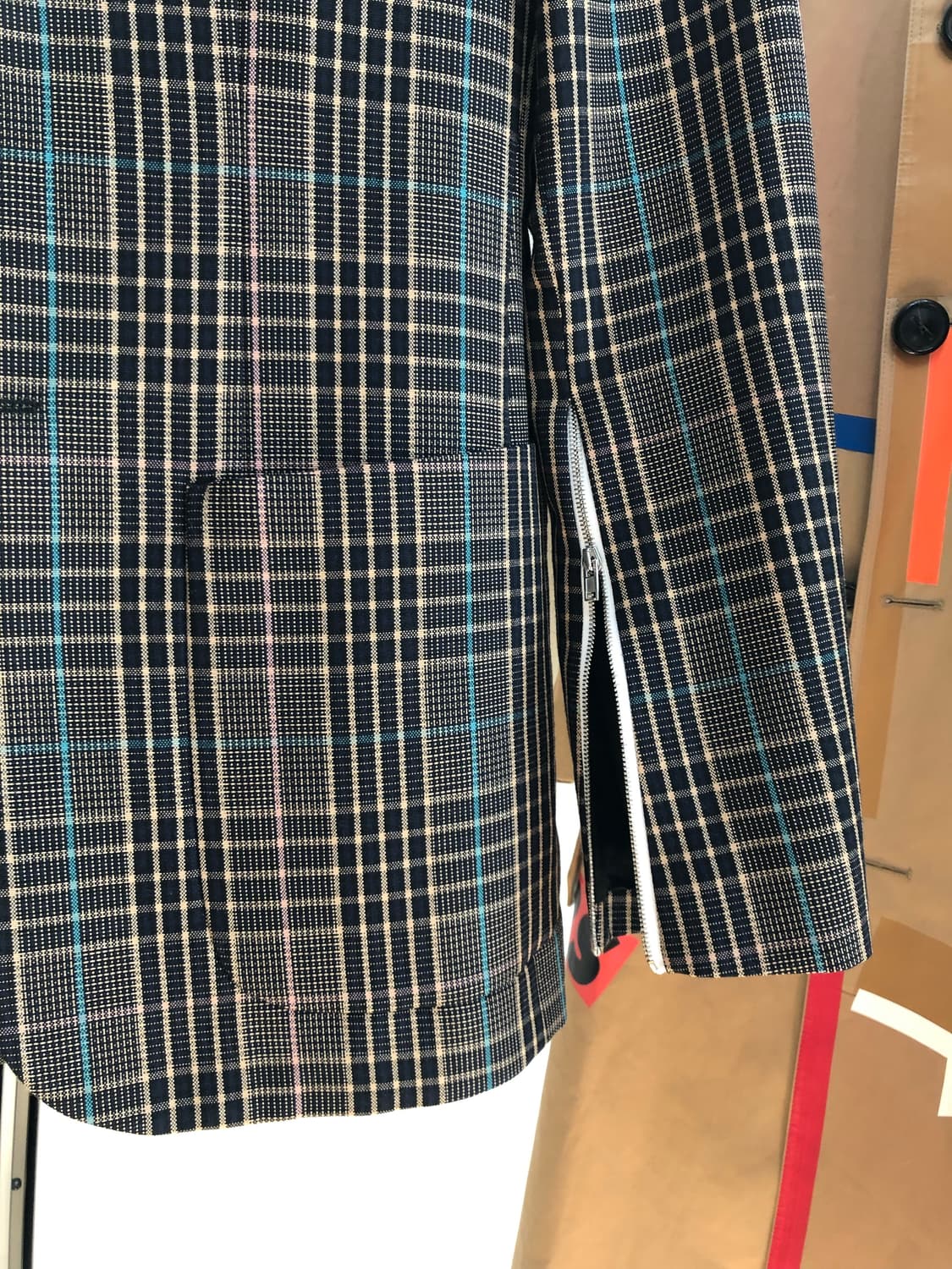 라프시몬스 오픈 벤트 디테일 블레이저 상품이미지6