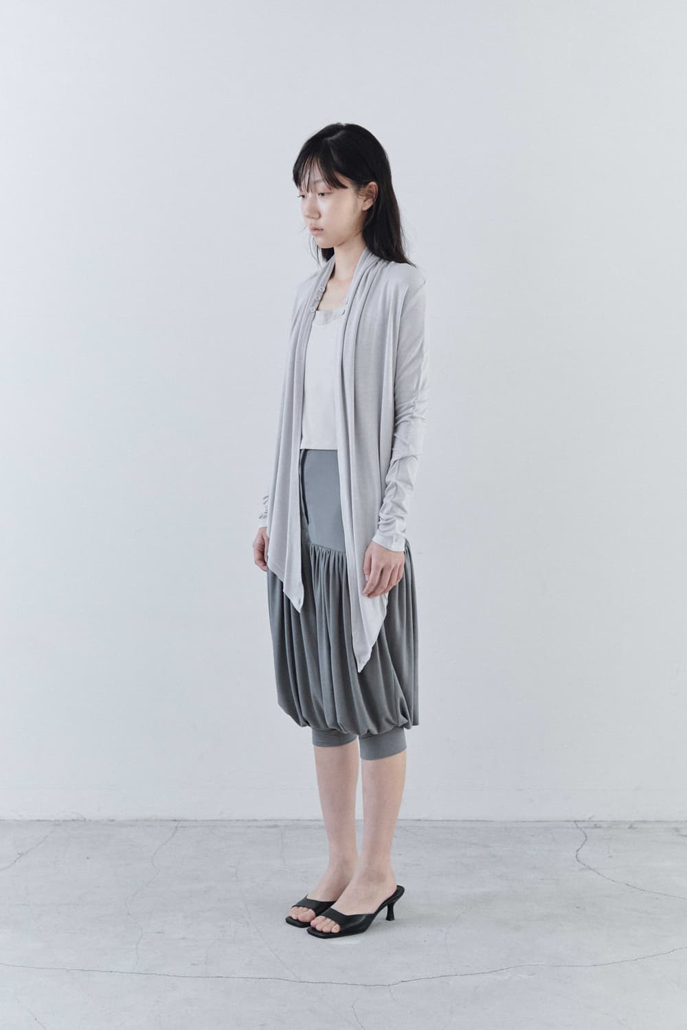타일즈 tiles cowl neck cardigan  상품이미지3