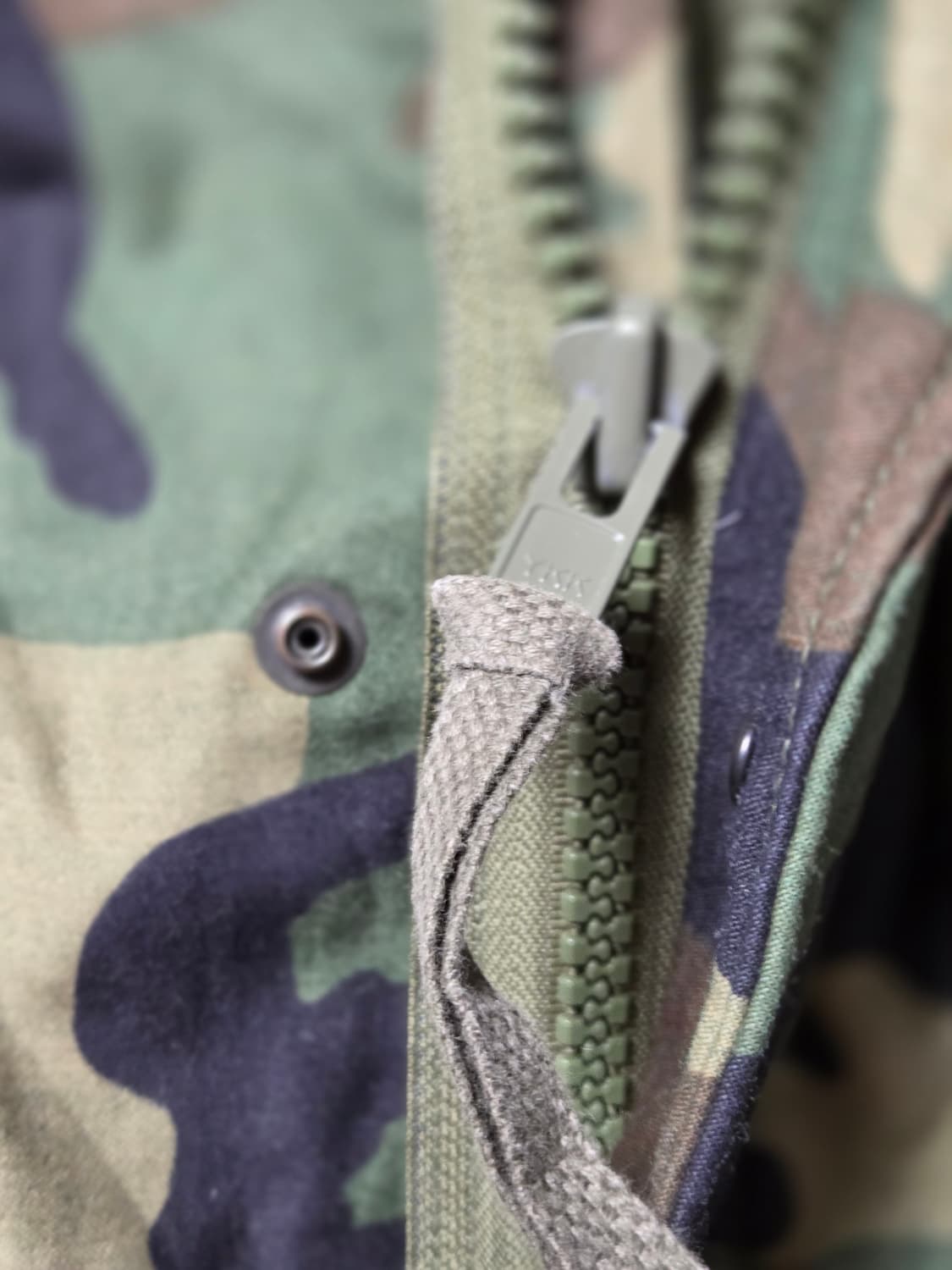 미군 M65 야상 우드랜드 필드자켓  스몰 레귤러 사이즈 상품이미지4