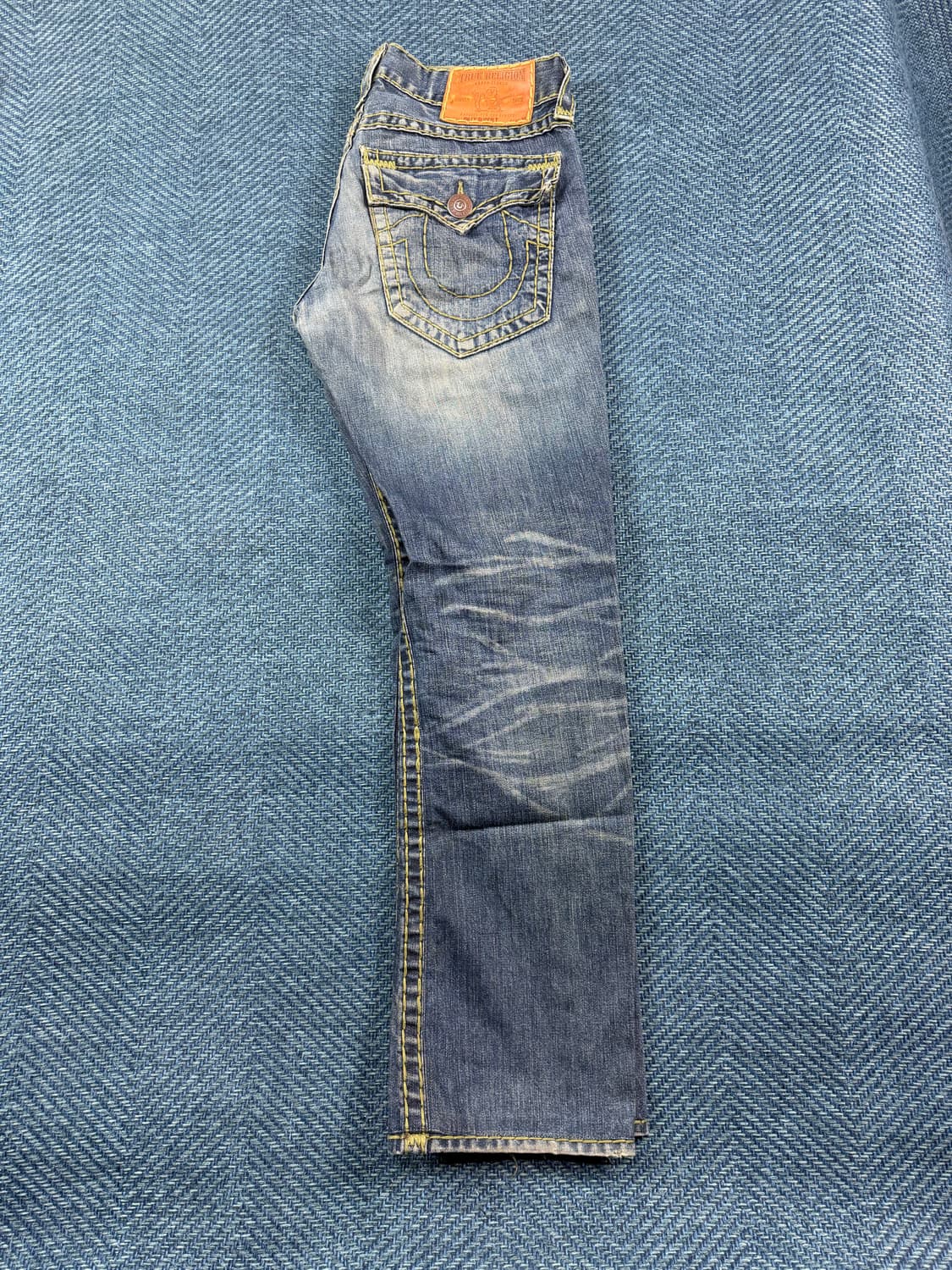 [TRUE RELIGION] 트루릴리전 빌리 슈퍼 T 빈티지 데님 팬츠 상품이미지3