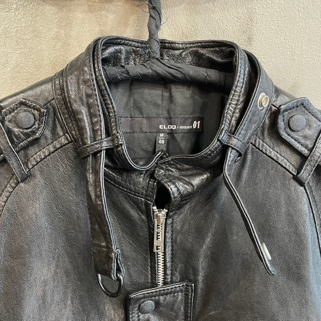 ELOQ 램스킨 레더 자켓 상품이미지3