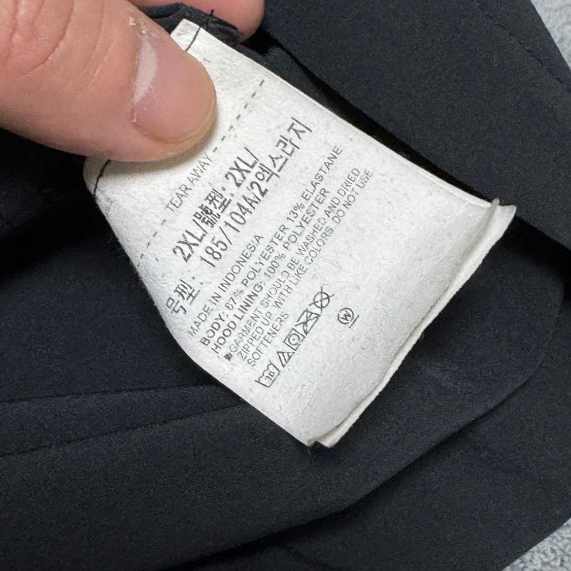 언더아머 블랙 경량 후드 바람막이 상품이미지4