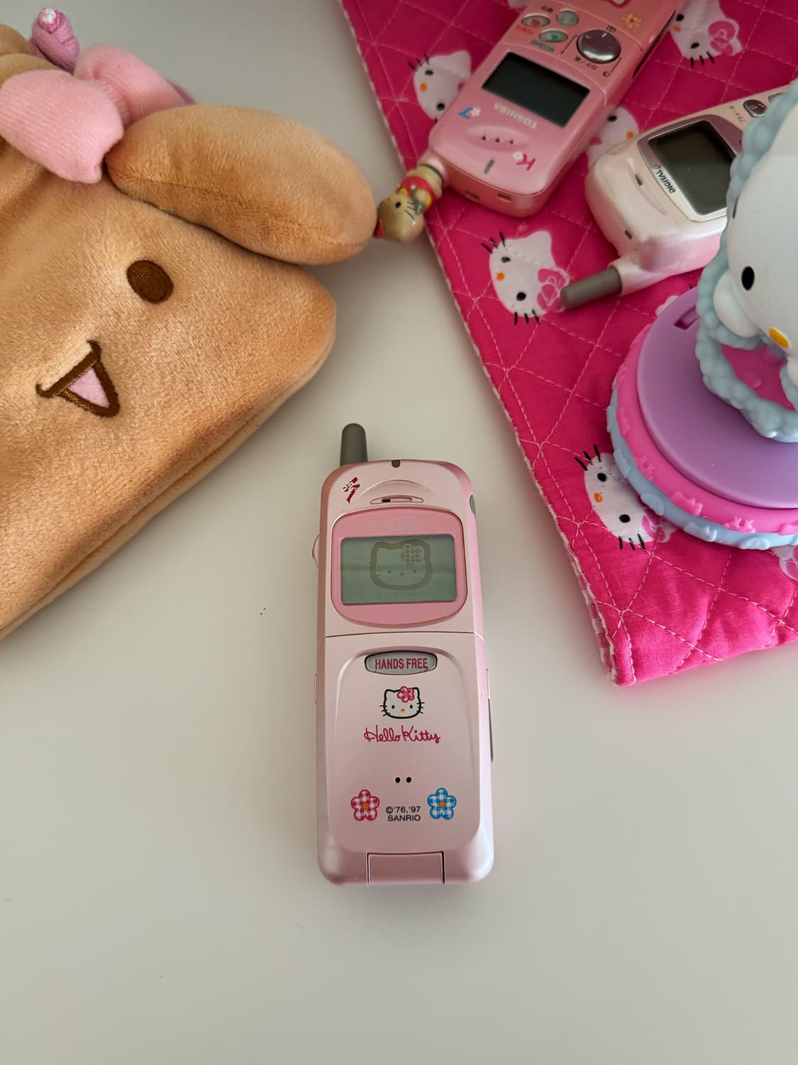 (3개 일괄) 고전 키티 갸루 목업폰 핸드폰 키티폰 일본 목업폰 상품이미지7