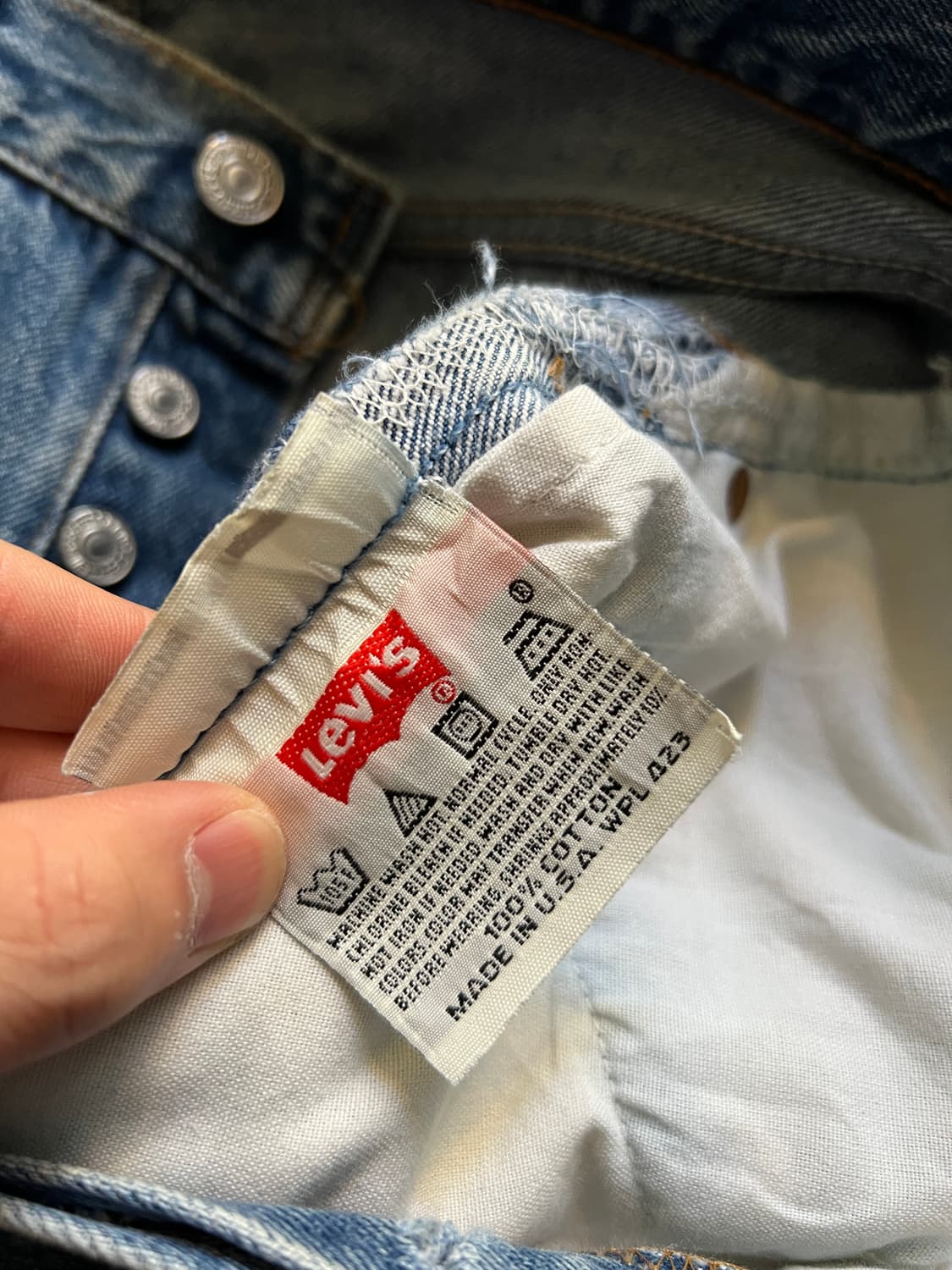 [32]90's 리바이스 501XX USA Made 데님 팬츠 S10 상품이미지7