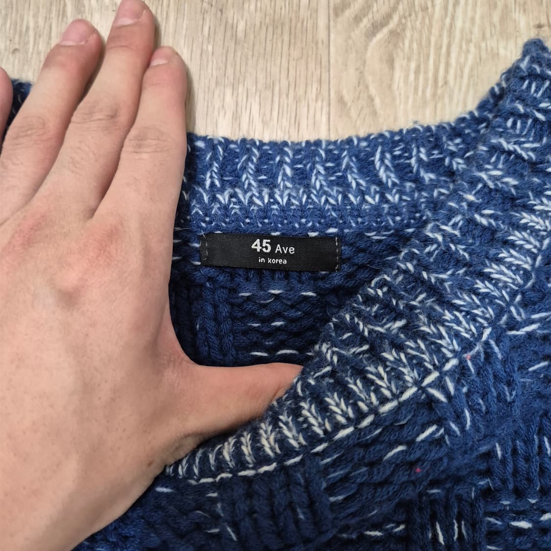 45 Ave 인디고 웨이브 니트 상품이미지4