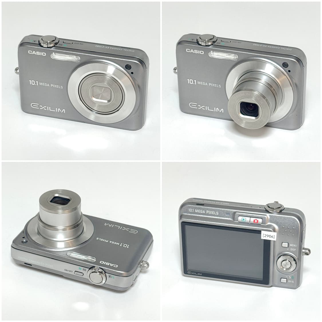 카시오 엑슬림 EX-Z1080 실버 빈티지디카 상품이미지2