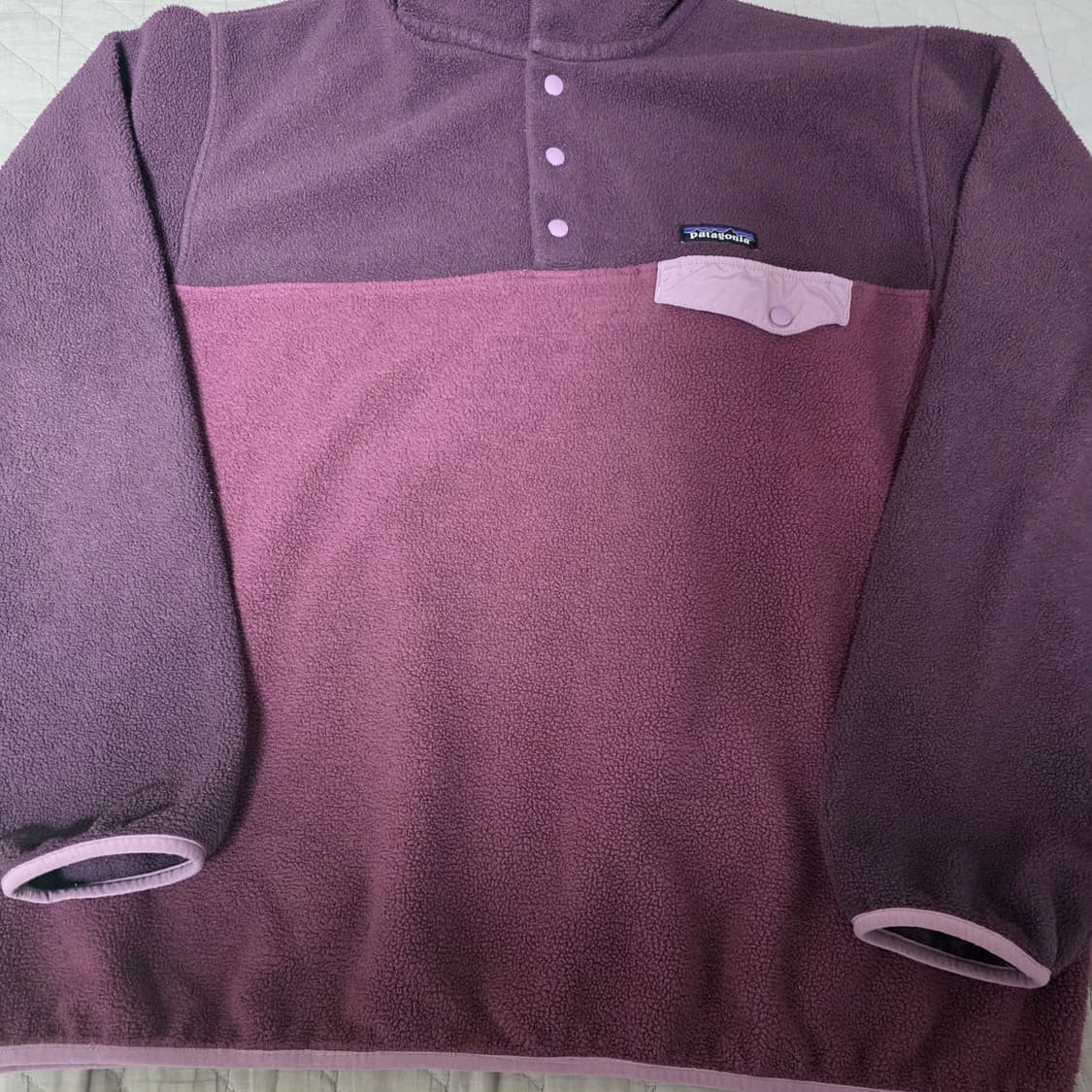 [XXL] 빈티지 파타고니아 신칠라 플리스 스냅 풀오버 버건디 상품이미지2