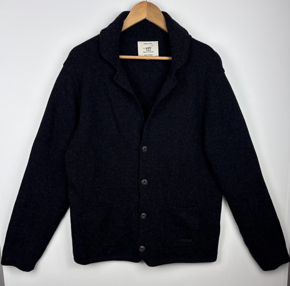 헨리코튼 니트웨어 숄 칼라 가디건 상품이미지1