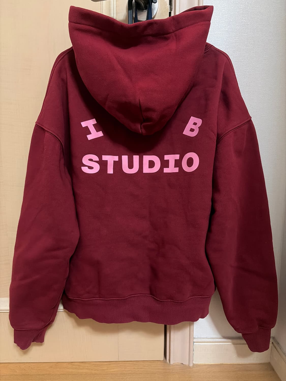 아이앱 스튜디오 후드 라즈베리 M 상품이미지3
