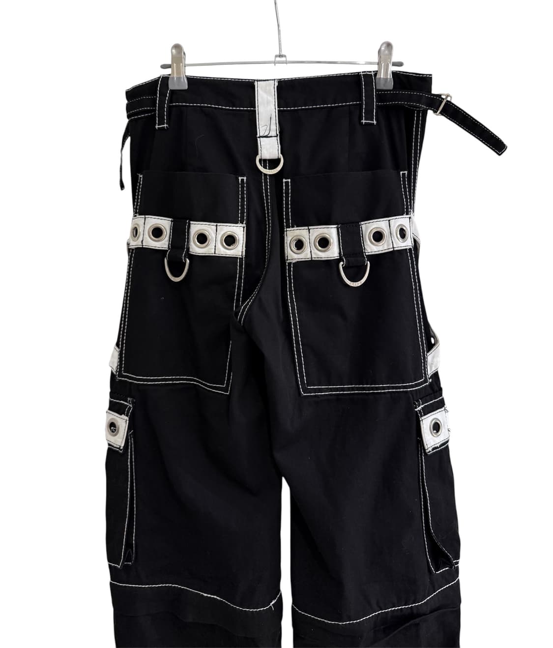 트립 NYC 2WAY 본디지 체인 와이드 카고 팬츠 상품이미지4