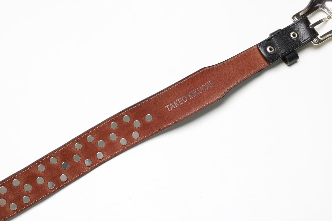 [30~34인치] 타케오 키쿠치 스터드 벨트 상품이미지7