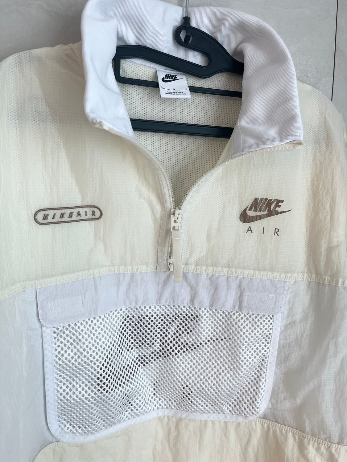 나이키 에어 우븐 라인드 바람막이 코코넛 밀크 [L]  상품이미지5