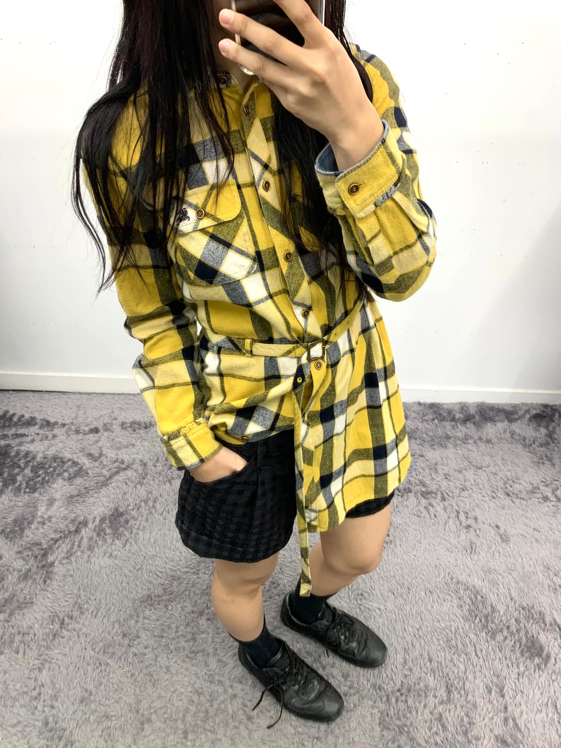 도트 디테일 반바지 상품이미지3