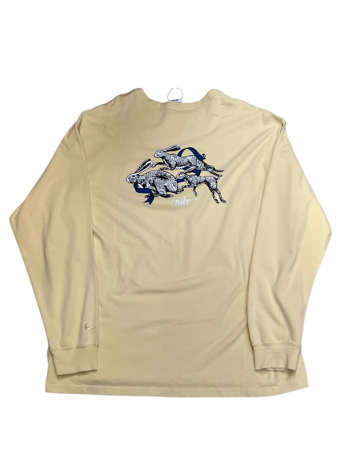 나이키 롱슬리브 티셔츠 옐로우 L #csz2423 상품이미지3