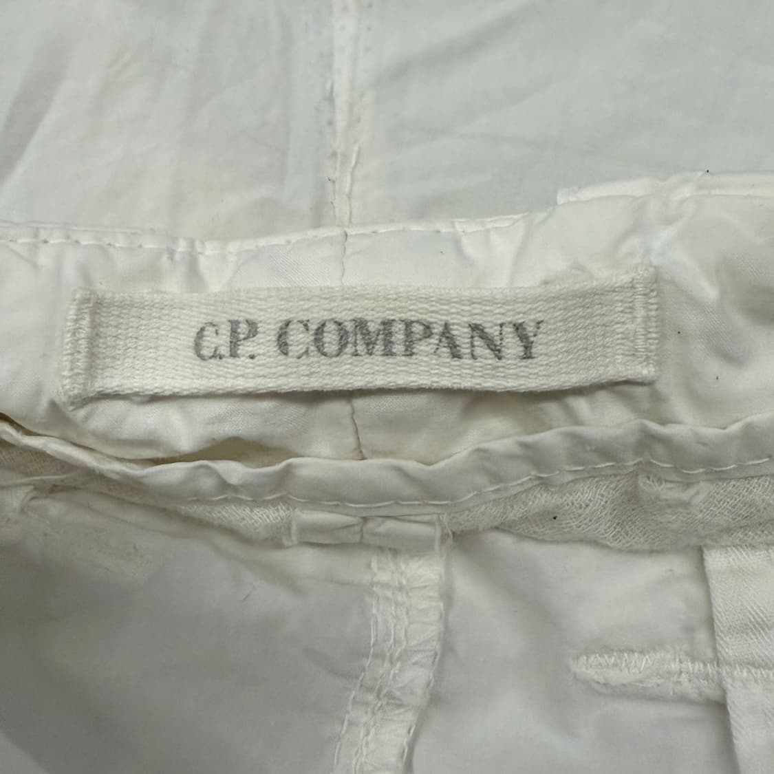 [정품/84] C.P.컴퍼니 화이트 면 카고 반바지 b8 상품이미지5
