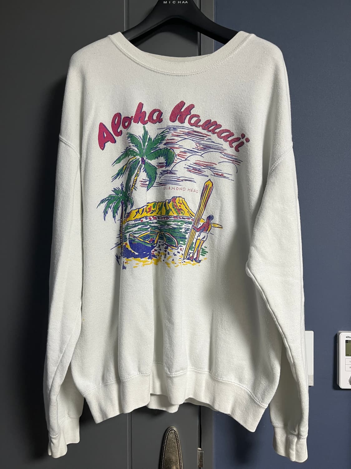 와일드동키화이트맨투맨 상품이미지1